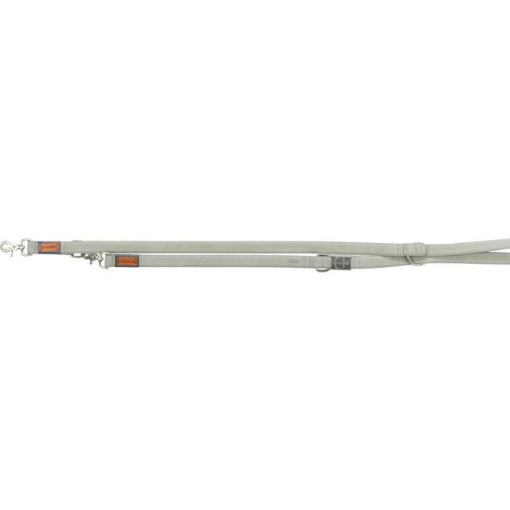 1.0_17430 TRIXIE BE NORDIC pritaikomas pavadys, oda XS-S 2m/15mm, šv. Pilkas paveikslėlis