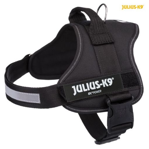 1.0_150401 K9®Powerharness, L/1: 66–85 cm/50 mm, juodos paveikslėlis