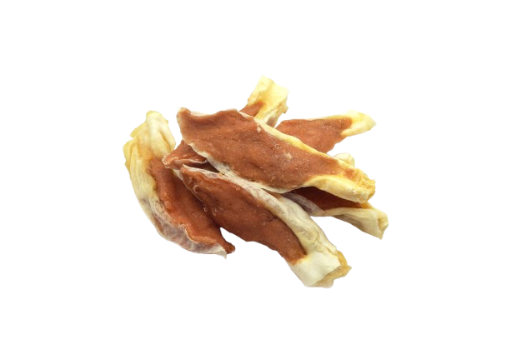 RD-124 REAL DOG SNACKS Triušio ausys su minkšta vištiena 500g paveikslėlis