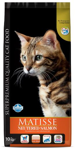 F30443 FARMINA MATISSE - CAT Dry NEUTERED Salmon 10 kg paveikslėlis