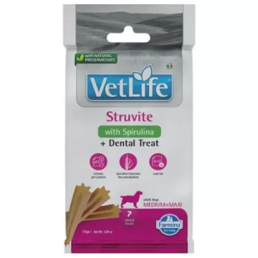 F43283 FARMINA  VET LIFE - DOG TREAT - STRUVITE ADULT MED&MAX 100 g paveikslėlis