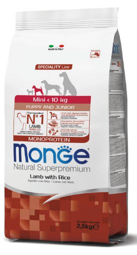 M11518 Monge Dry Dog Spec. Line - Mini Puppy Lamb & rice 0,8 kg paveikslėlis