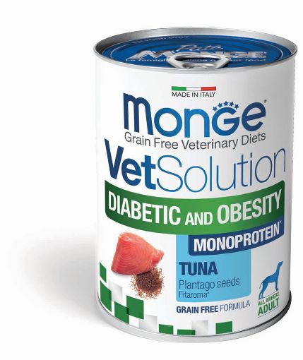 M82013 MONGE VetSolution Dog Wet Diabetic/Obesity 400g (pak.12) paveikslėlis