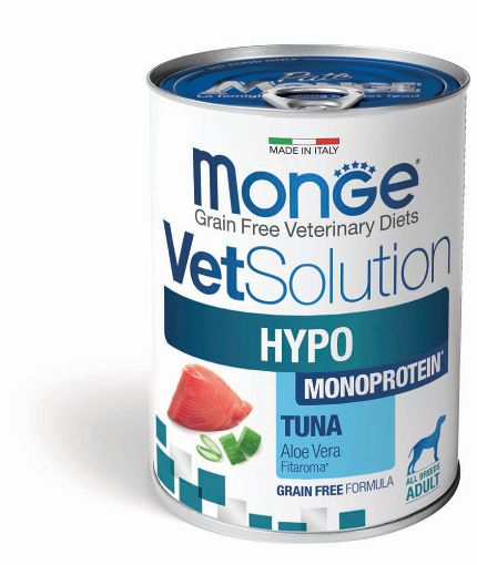 M82037 MONGE VetSolution Dog Wet HYPO MONO Tuna 400 g (pak.12) paveikslėlis