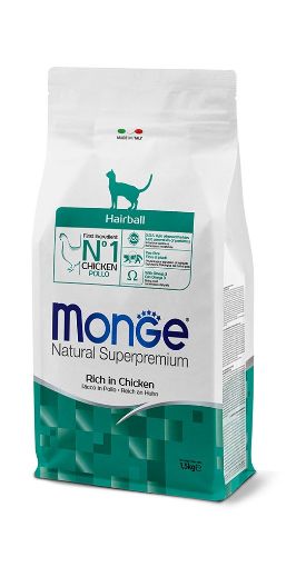M05227 Monge Dry Cat Hairball 0,4 kg paveikslėlis