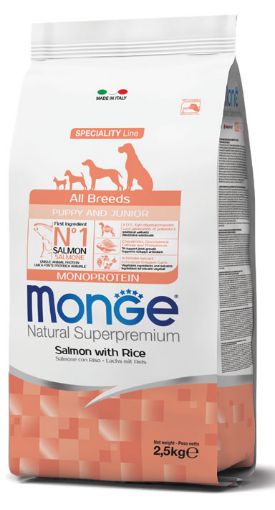 M11211 Monge Dry Dog Spec. Line - All Breeds Puppy Salmon & rice 12 kg paveikslėlis