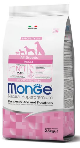 M11112 Monge Dry Dog Spec. Line - All Breeds Adult Pork, rice & potatoes 12 kg paveikslėlis