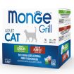 M17534 Monge GRILL MIX Cat Adult rabbit/lamb 85gx12 paveikslėlis