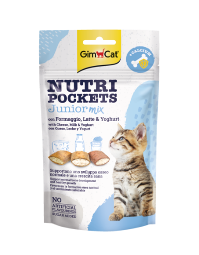 02.418261 GIMCAT NUTRI POCKETS JUNIOR MIX 60 G paveikslėlis