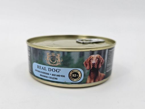 RD70387 Real Dog SP - Wet Beef and veal for adult dogs 240 g (pak24) paveikslėlis