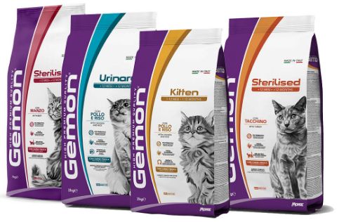 KOMP055 Gemon Cat 4x7 Kitten+Urinary+Sterilized Beef+Sterilized Turkey paveikslėlis