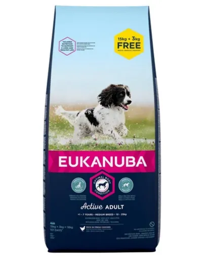 E46126 Euk Adult Medium Breed 18 kg paveikslėlis