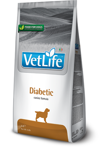 F31297 FARMINA VET LIFE - DOG Dry DIABETIC 2 kg (pak.4) paveikslėlis