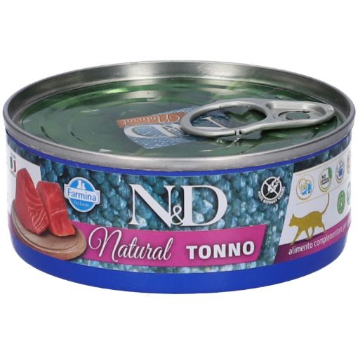 F06275 FARMINA N&D NATURAL - CAT Wet Tuna ADULT 70 g (pak.24) paveikslėlis