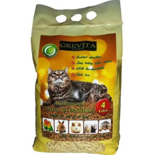 50006 GREVITA granuliuotas medžio pjuvenų kraikas gyvūnams 4 L paveikslėlis