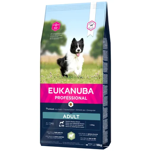 E05083 Euk Adult S/M Breed Lamb & Rice PFB 18 kg paveikslėlis