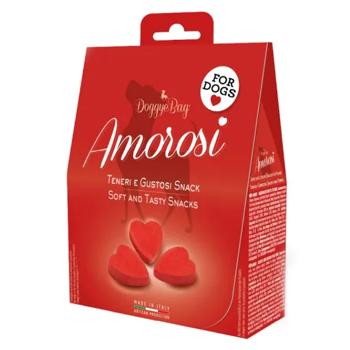 DB67852 DoggyeBag AMOROSI Minkštos širdelės 1.7x2.5x1cm 90g (pak6) paveikslėlis