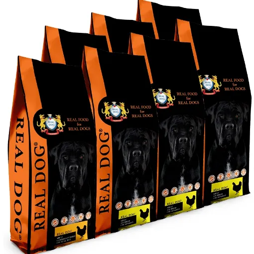 KOMP063 Real Dog 7*20kg: Chicken - 6, Chicken XL - 1 paveikslėlis