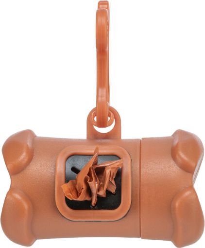 1.2_22846 TRIXIE Išmatų maišelių dėklas plastmasinis, su 1 rulonu-15 maiš. (pak.4) paveikslėlis