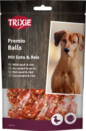 1.7_31704 TRIXIE PREMIO Rice Duck Balls, 80 g (pak.6) paveikslėlis