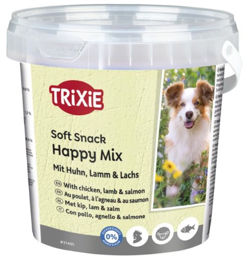 1.7_31495 TRIXIE Soft Snack Happy Mix, 500 g (pak.4) paveikslėlis