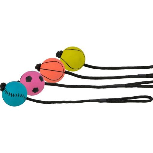 1.8_3459 TRIXIE Sport kamuolys su virve, plūduriuojantis, putų guma, 6-30 cm (pak.24) paveikslėlis