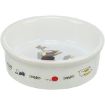 3.3_4007 TRIXIE Dubenėlis, katė su pele, keramika, 0.2 l, 12 cm, baltas (pak.4) paveikslėlis