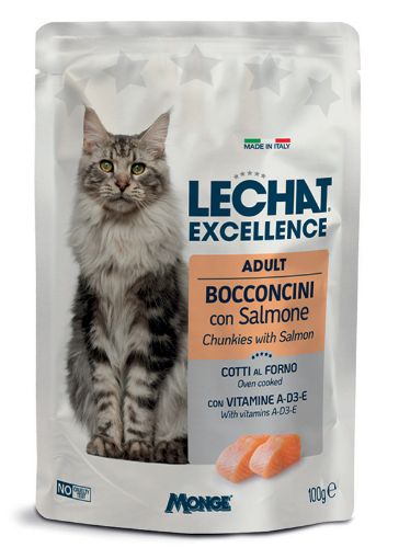 LE61759 Lechat Exc. Pouch konservai suaug. katėms su lašiša 100g (pak.24) paveikslėlis