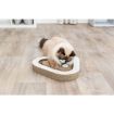 3.6_48009 TRIXIE Kartono draskyklė su kamuoliukais, su katžole, 36x5x36/36cm, pilka (pak.2) paveikslėlis