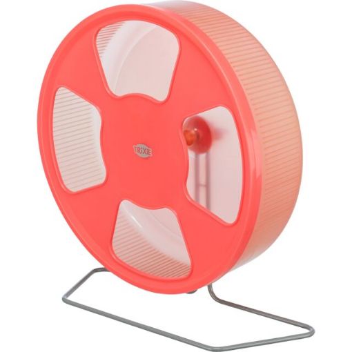 5.0_61011 TRIXIE Mankšt. ratas žiurkėnams, stovas/tvirt. varžtais, plastikas, 28 cm paveikslėlis