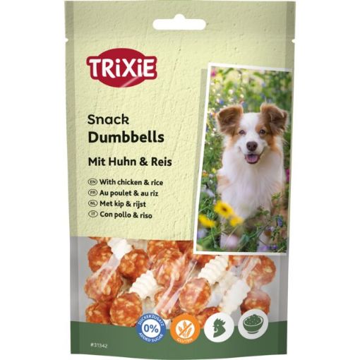 1.7_31342 TRIXIE Denta Fun Chicken Chewing Hantelis, 6 vnt./100 g (pak.6) paveikslėlis