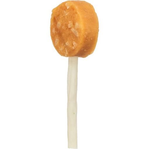 1.7_315432 TRIXIE Vištienos su sūriu saldainis ant balto pagaliuko, be pakuotės 10 cm, 20 g (pak.50) !MIN.UŽS-10 paveikslėlis