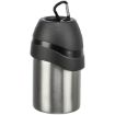 1.3_24605 TRIXIE Gertuvė butelis su dubenėliu, nerūd. plienas/plastikas, 0.3 l (pak.3) paveikslėlis