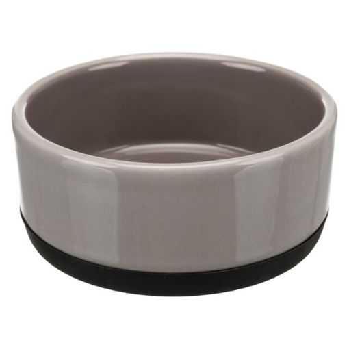 1.6_24361 TRIXIE Dubenėlis, keramika/guma, 0.75 l/16 cm, pilkas paveikslėlis