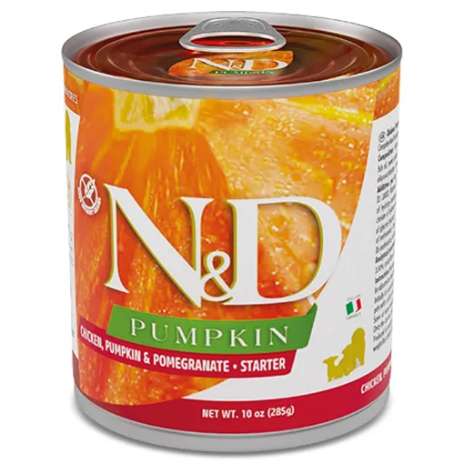 F05742 FARMINA N&D PUMPKIN - DOG Wet Chicken Pumpkin&Pomegranate STARTER PUPPY 285 g (pak.6) paveikslėlis