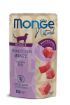 M06910 Monge Natural - Wet Cat Pouches Tuna Flakes with beef in jelly 80 g paveikslėlis