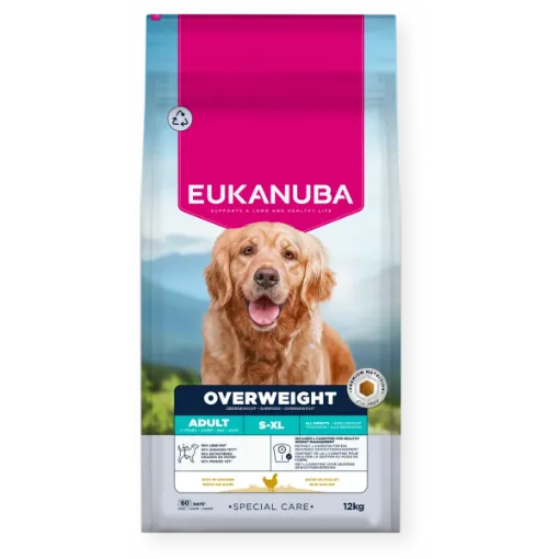 E96428 Euk Daily Care Overweight, Sterilized All Breeds 12 kg paveikslėlis