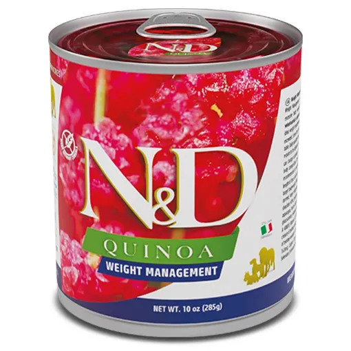 F02666 FARMINA N&D QUINOA - DOG Wet WEIGHT MANAGEMENT ADULT 285 g (pak.6) paveikslėlis
