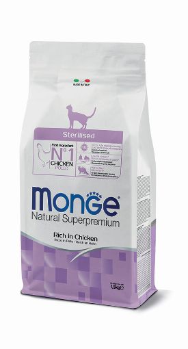M11921 Monge Dry Cat Adult Sterilized 0,4 kg paveikslėlis