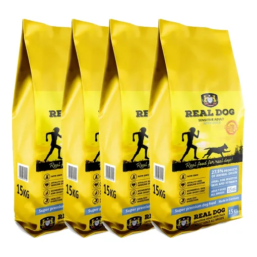 KOMP044 Real dog Sensitive Duck 4x15kg paveikslėlis