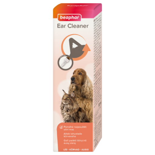 B136889 Beaphar Ear-Cleaner, 50ml (pak3) paveikslėlis