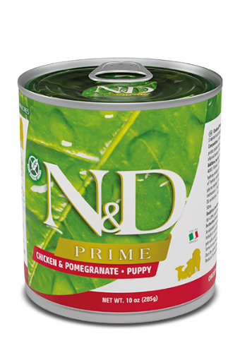 F02512 FARMINA N&D PRIME - DOG Wet Chicken&Pomegranate PUPPY 285 g (pak.6) paveikslėlis