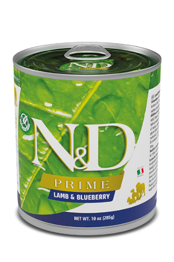 F02536 FARMINA N&D PRIME - DOG Wet Lamb&Blueberry ADULT 285 g (pak.6) paveikslėlis